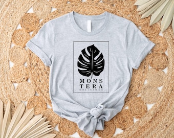 Monstera Shirt, Monstera Deliciosa, Monstera Plant Tshirt, Monstera Gifts, Monstera Grower, Monstera Farmer, Gift For Her, Plant Lover Gift