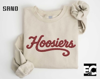 Indiana Hoosiers Peach Bowl Faux patchwork Sweatshirt, Gameday Shirt, 2026 Peach Bowl Champions, College Football Fan, Peach Bowl Champions