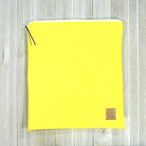 Gallon Size Reusable Bag - Waterproof Yellow Nylon