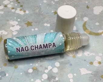 Nag Champa Perfume: Handmade Earthy Incense Scented Roller
