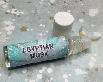 Aceite de perfume de almizcle egipcio: aroma terroso limpio y artesanal