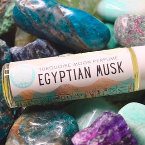 Egyptian Musk Perfume - Handmade Subtle Earthy Clean Musk Scented Perfume Oil like Goddess Cleopatra Wore