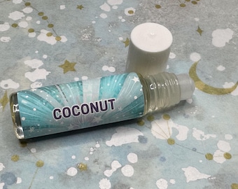 Aceite de perfume de coco: aroma tropical hecho a mano