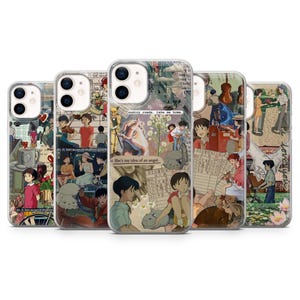 Custodia per telefono "Sussurro del cuore" di Shizuku Seiji, adatta per iPhone 15 Pro Max, 14 Plus, 13, 12, 11 XR XS e Samsung S23 S22 A54 A53 Pixel 9 8