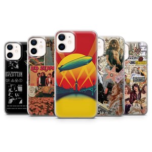 Coque Led Zeppelin pour iPhone 16, 15, 14, 13, 12, Samsung S24Ultra, S23FE, S22, A15, A14, Pixel 9Pro 8A 7Pro