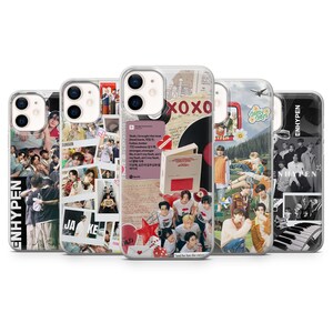Enhypen Handyhülle K-Pop BoyBand Abdeckung für iPhone 16, 15, 14, 13, 12, Samsung S24Ultra, S23FE, S22, A15, A14, Pixel 9Pro 8A 7Pro