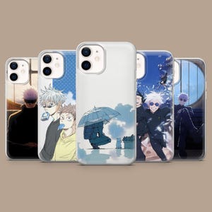 Jujutsu Kaisen Telefoonhoesje Gojo Satoru Yuji Itadori Cover voor iPhone 16, 15, 14, 13, 12 Samsung S25 S24 S23FE S22 A16 A26 A56 Pixel 9Pro 8A 7