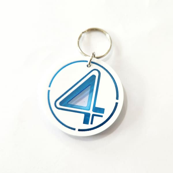 Fantastic Four Keychain - Comic Accessories - 2" wide