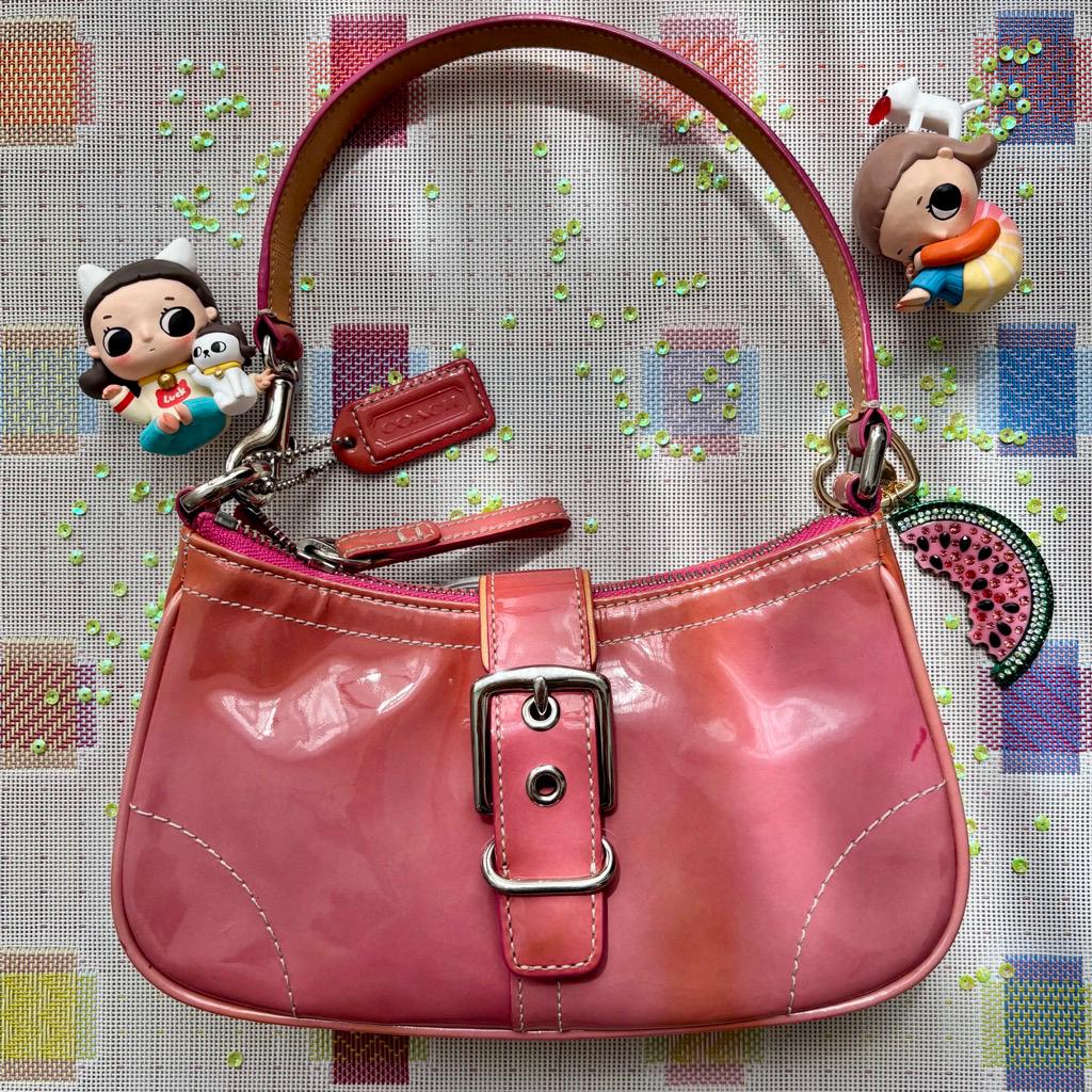 Coach Pink Hampton Bag - Etsy