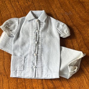 Light Blue Pajama Set - Vintage Barbie Doll Outfit