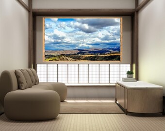 Dramatische Wolkengebilde Wand Kunst Druckbare, stimmungsvolle Landschaft Fotografie (Download)