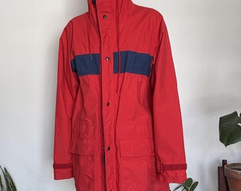 Vintage Eddie Bauer Field Jacket: 80s-90s Hooded Utility Parka