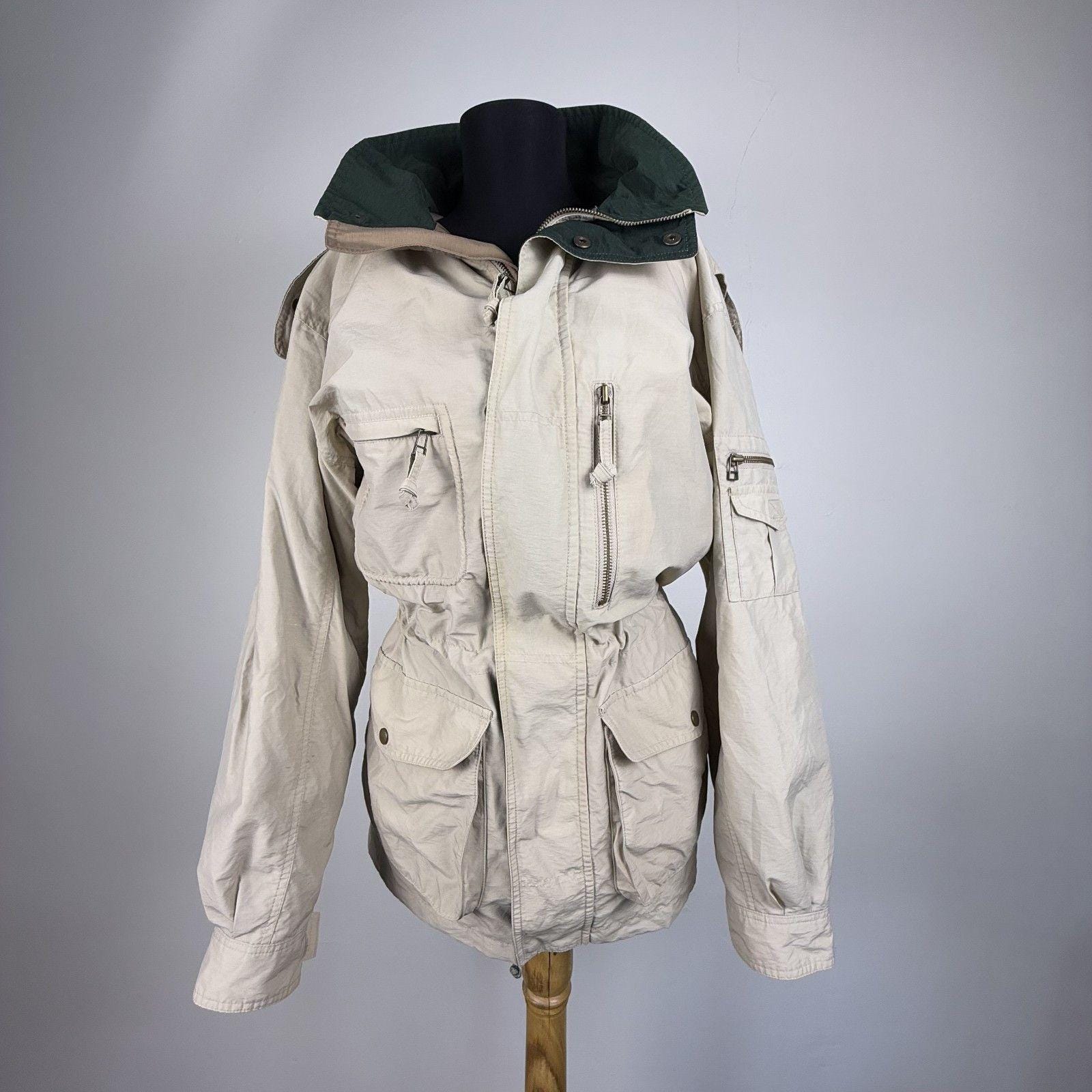 80's 〜90's Eddie Bauer field jacket Vintage Eddie Bauer Field Jacket: 80s-90s Hooded Utility Parka