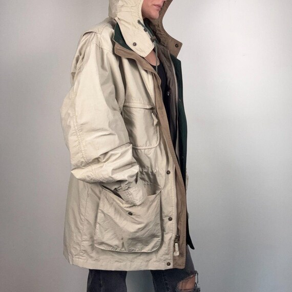 80's 〜90's Eddie Bauer field jacket Vintage Eddie Bauer Field Jacket: 80s-90s Hooded Utility Parka