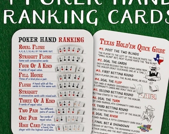 Poker Hand Ranking  & Texas Hold'em Rules