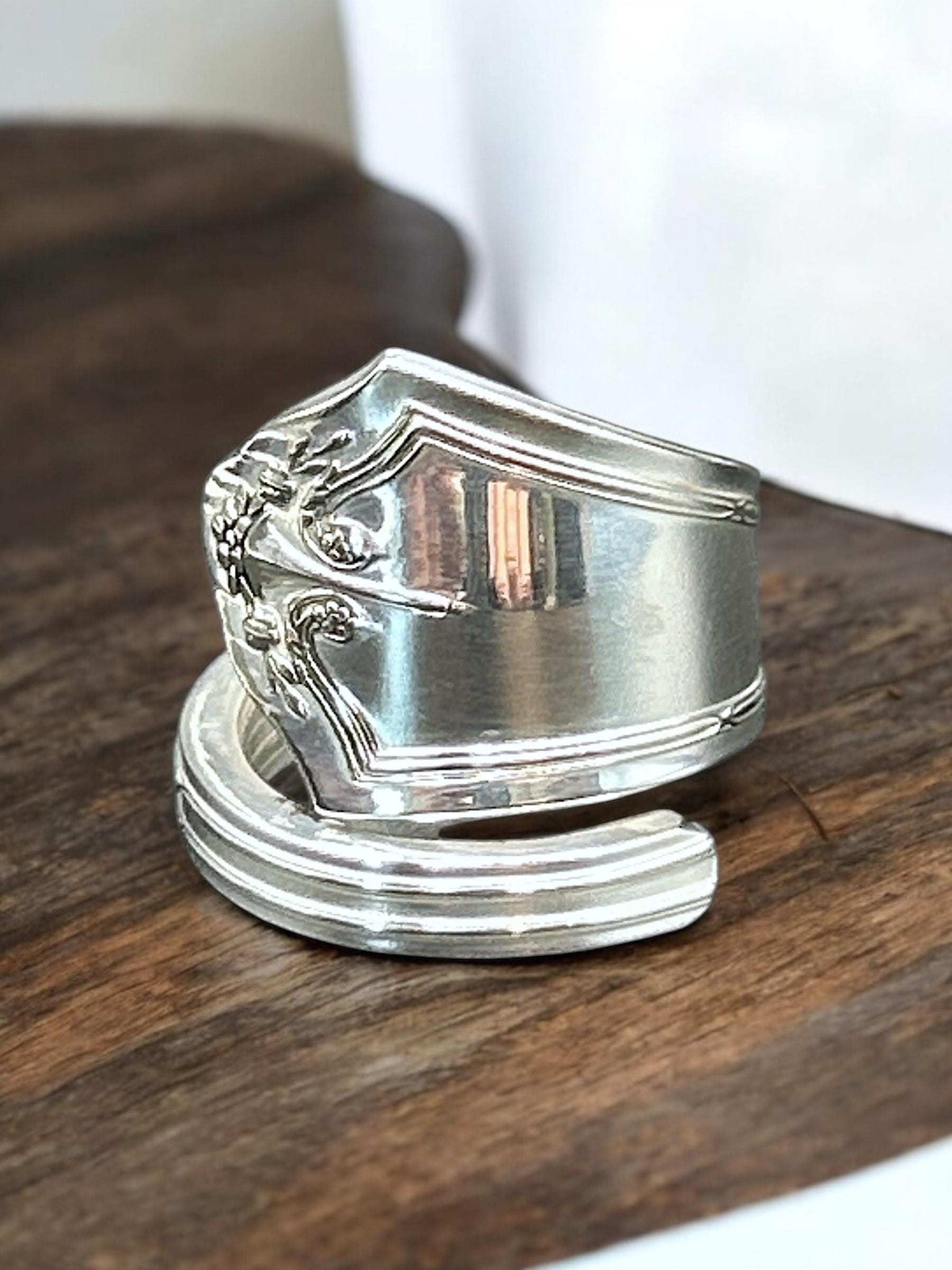 Vintage 835シルバー スリーストーンリング 1917 Ring - Etsy