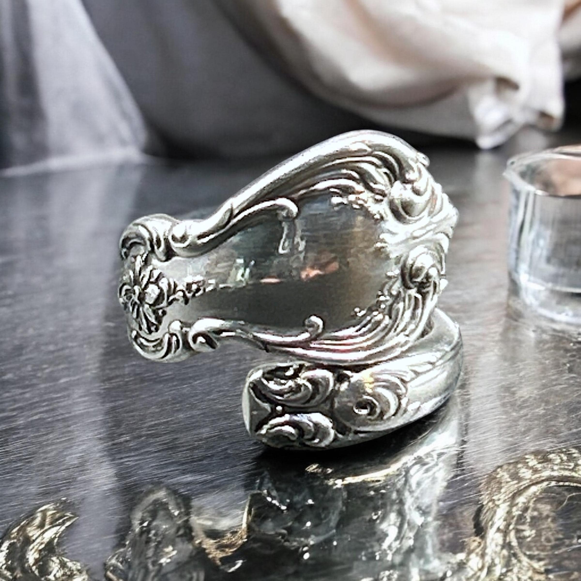 ぺる　スプーンリング 1942 Spoon Jewelry - Etsy