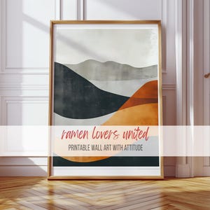 Abstract Landscape Print: Modern Earthy Olive Green Beige (Digital Download 55