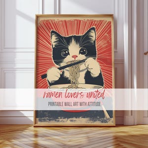 Impresión vintage de gato Ragdoll: Retrato felino estilo cottagecore (descarga digital)