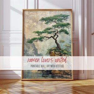 Ramen Wall Art Print: Quirky Asian Kitchen Decor (Digital Download)