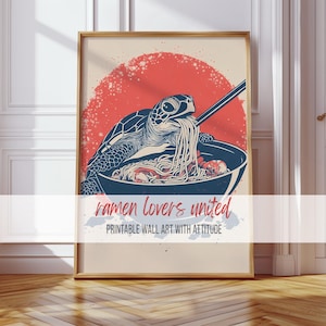 Vintage Sea Turtle Print: Retro Nautical Wall Art (Digital Download)