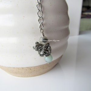 Tree frog tea infuser - stainless steel strainer, tea lover gift, cute tea infuser charm, cottagecore tea