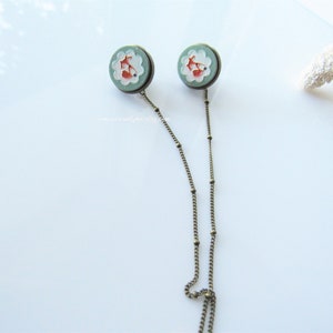 Fox collar pin for women - nature lover gift, collar brooch pin, sweater guard
