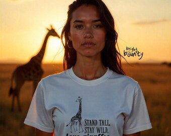 Giraffe Lover T-Shirt: Unisex Safari Animal Graphic Tee
