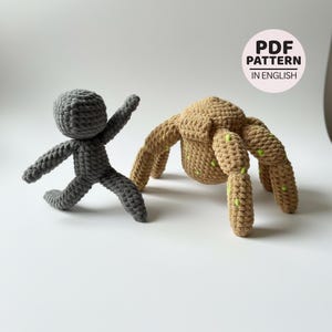 Schema per uncinetto Rocky & Grace (PDF), Progetto Hail Mary Amigurumi, Peluche alieno fantascientifico, Schema adatto ai principianti