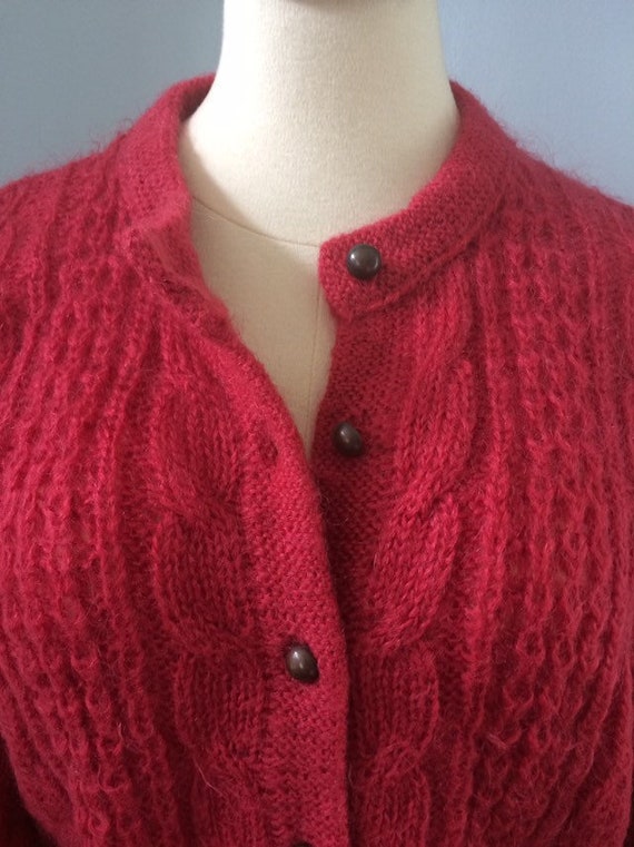 50% mohair cardigan