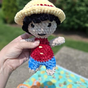 Pirate with Yellow Straw Hat Inspired by Luffy from One Piece