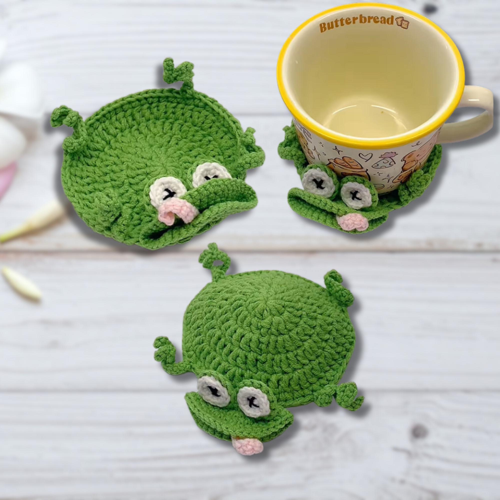 22-in-1 Animal Crochet Coaster Patterns, Mug Hugger Bundle