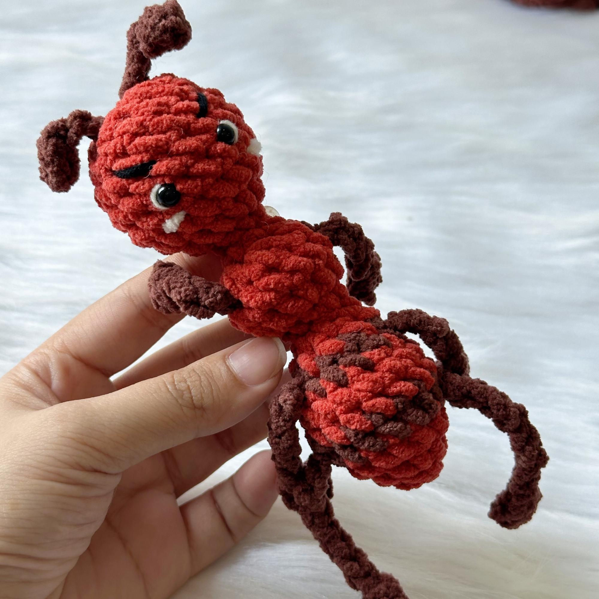 Amigurumi Ant Crochet Pattern PDF, Easy Beginner Plush Toy, DIY Cute ...
