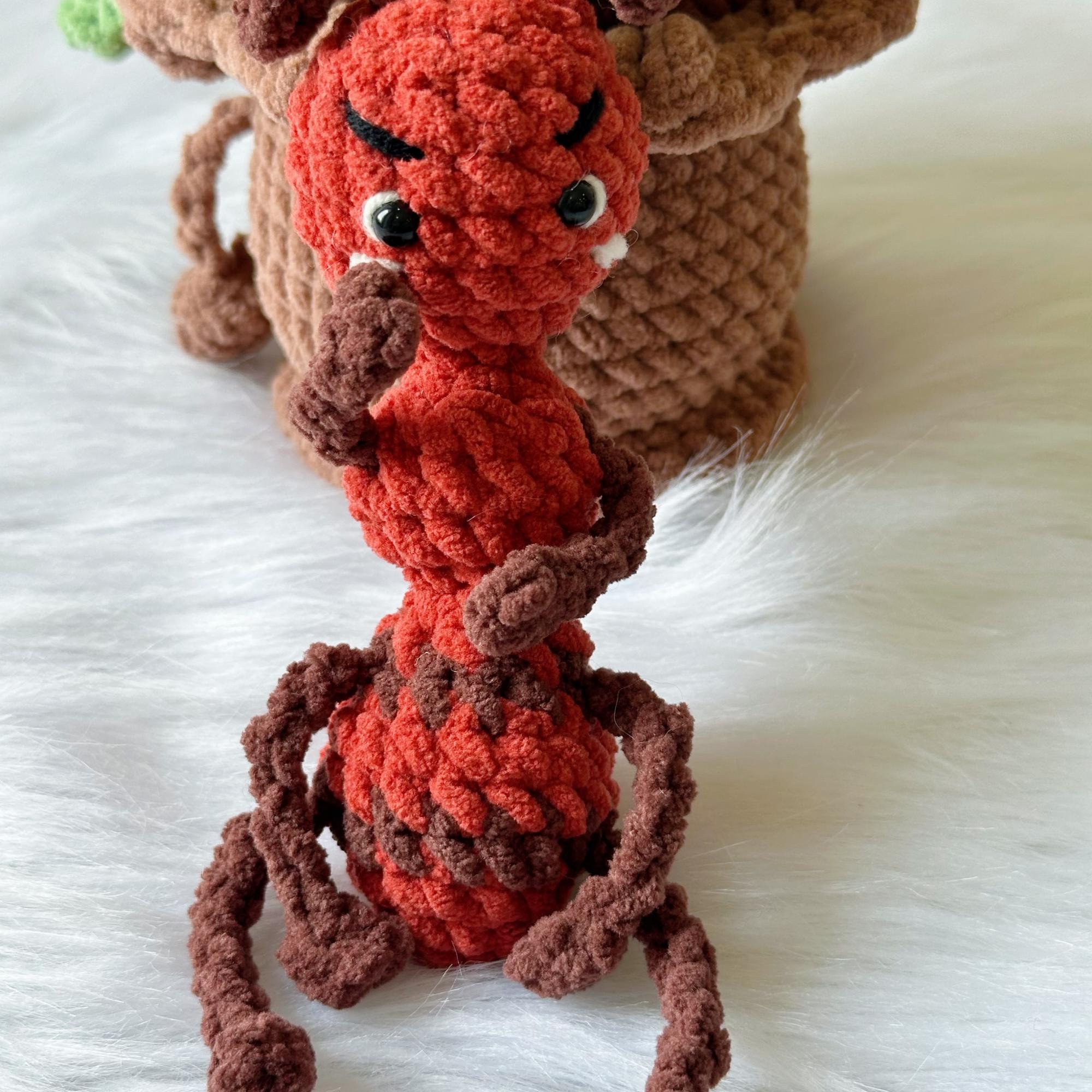 Amigurumi Ant Crochet Pattern PDF, Easy Beginner Plush Toy, DIY Cute ...
