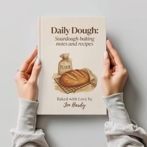 Sourdough Journal, Sourdough Notes, Thank You Gifts Sourdough, Sourdough Lover, Sourdough Bread, Bread Maker, Blank Recipe Book, Baker Notes