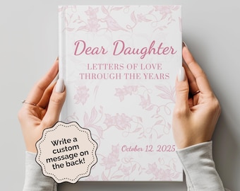 Letters To My Daughter Journal Expecting Mom Gift French Toile Notebook Dear Daughter Birthday Message Book Keepsake Memory Book