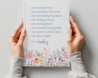 Inspiring Journal After Divorce Gift Inspirational Gift Idea Newly Single Gift Self Care Notebook Positive Affirmations Divorced Friend Gift