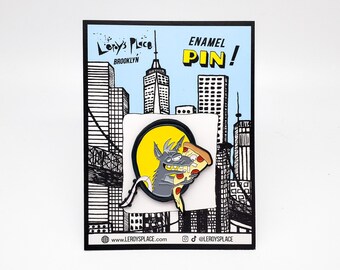 Pizza Rat Enamel Pin