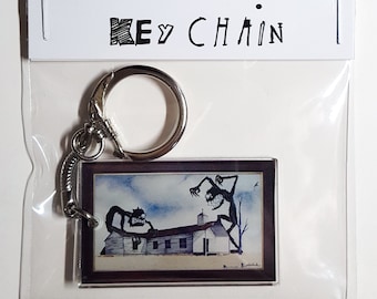 The Church Art Key Chain