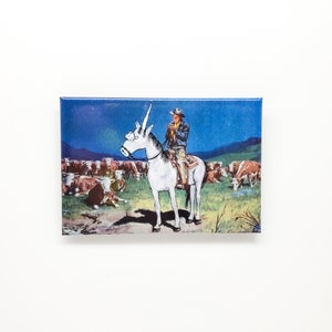 Original Art Magnet - &quot;Unicorn Country&quot;