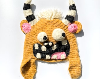 Handmade Monster Hats - Unique Crocheted Details, Soft  display picture 3