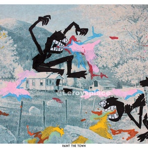 Paint The Town 8.5 x 11 Print