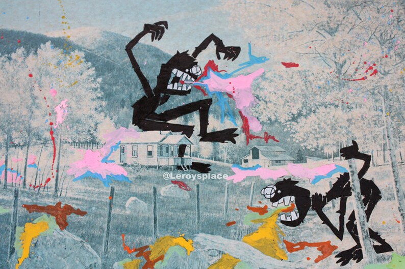 Paint The Town 8.5 x 11 Print Etsy