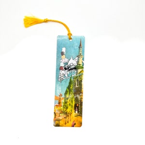 Monster Art Bookmark - Seven Scoops - Altered Art