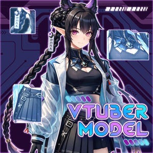 Aangepast Live2D VTuber-model | Volledige montage en ontwerp