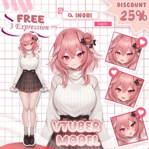 VTuber | Aangepaste Vtuber | Aangepaste Live2D VTuber | VBridger | Animecommissie | Live2d-commissie | Vtuber Asset |Vtuber Custom | Vtuber-model