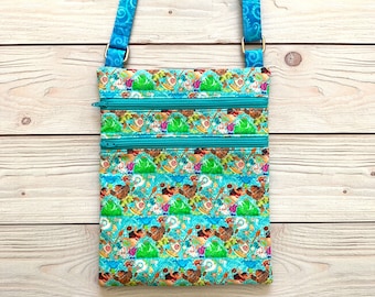 Disney Moana Cross Body Bag Purse Custom  Handbag Pua Hei Hei Maui