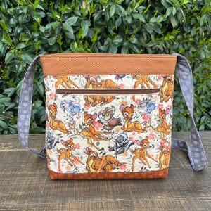 Bolso bandolera Disney Bambi, bolso de mano personalizado, Thumper Flower