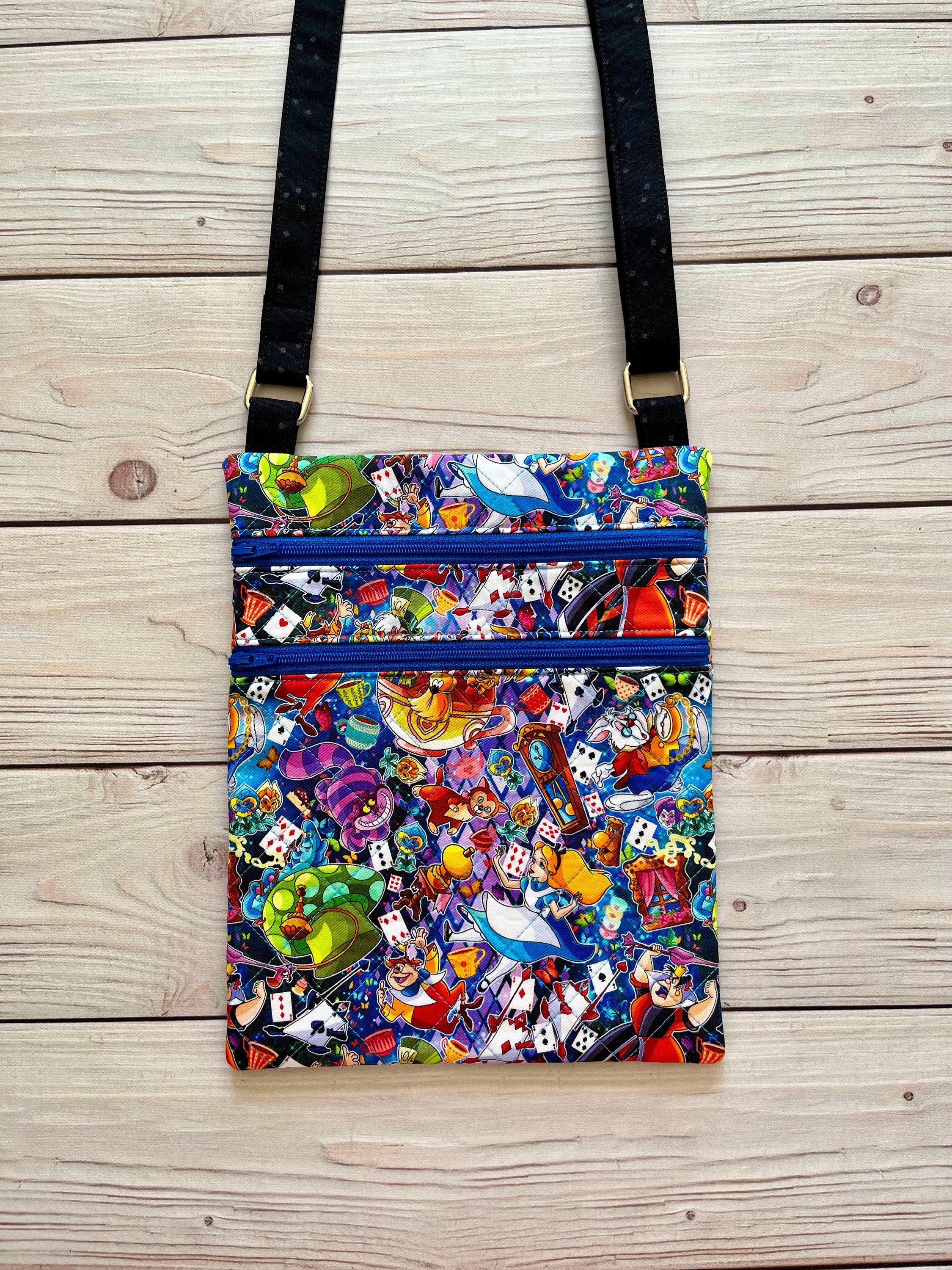 Disney Alice in Wonderland Cross Body Bag Purse Custom