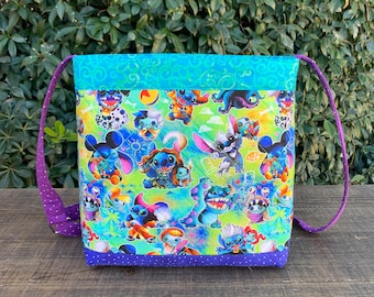 Disney Costume Stitch Cross Body Bag Purse Custom  Handbag Lilo Jack Skellington Ursula Halloween